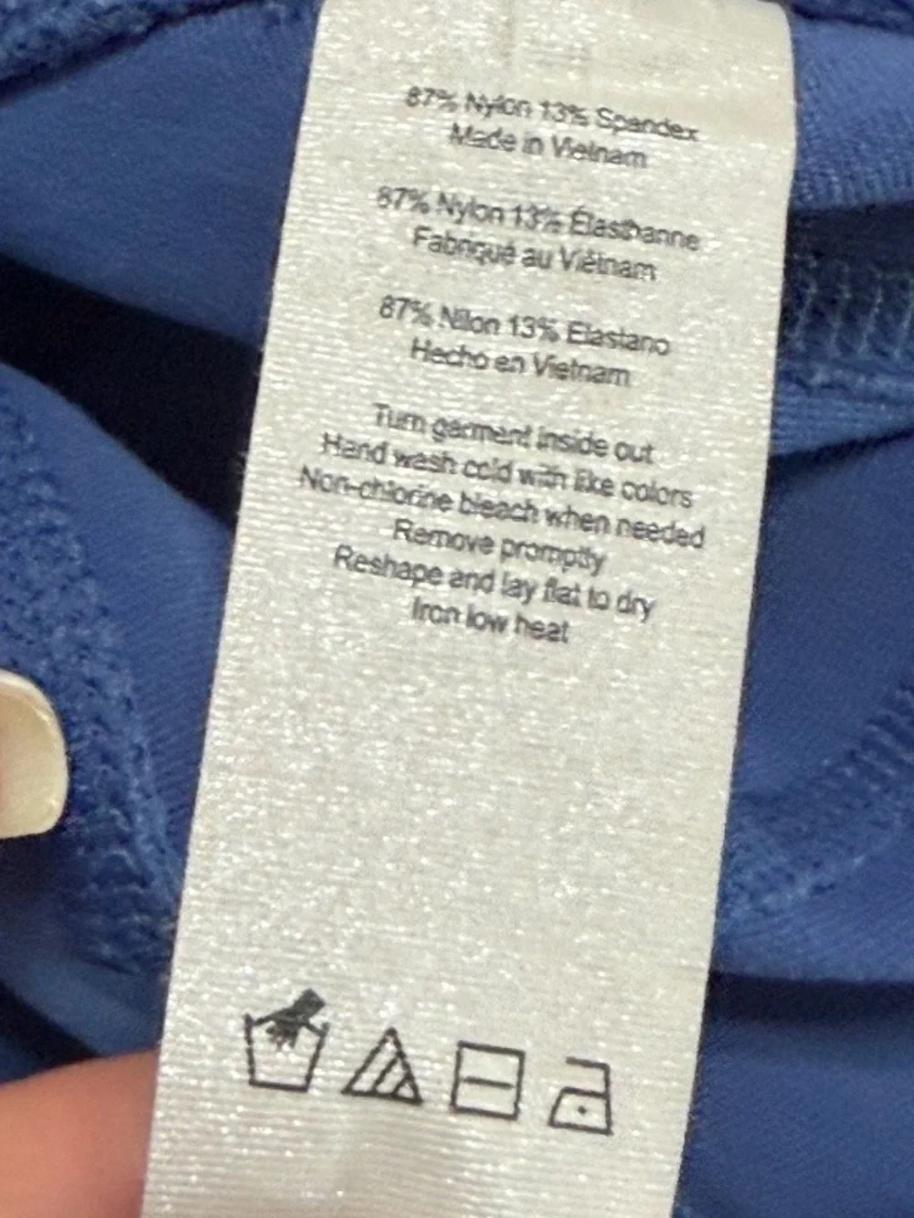 Alo Yoga High-Waist Moto Laser Cut Leggings-Sapphire Blue-Women’s S-Athletic-Gym - Picture 8 of 9